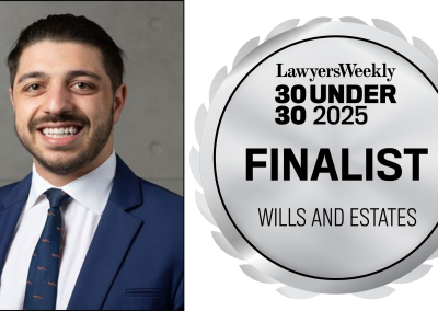 Congratulations, You’re a Finalist – Wills and Estates