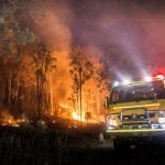 property affected bushfire
