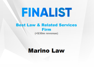 Marino Law a finalist in the Client Choice Awards 2022